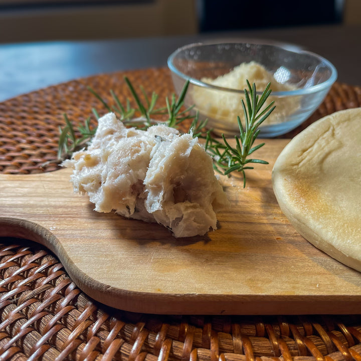 Come condire una crescentina con il pesto emiliano (Cunza)?